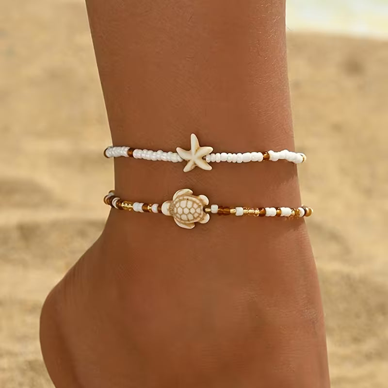 Beach Starfish Anklet