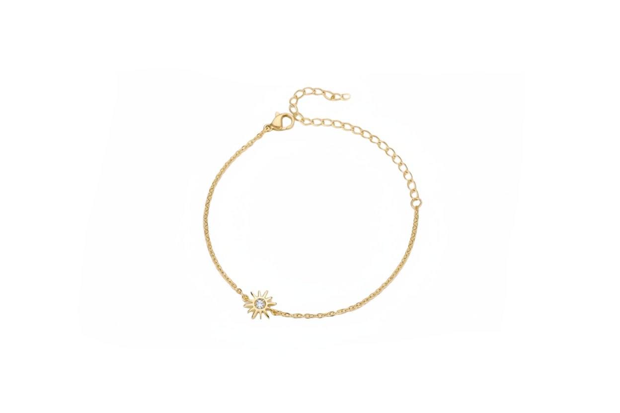 Sun Charm Bracelet