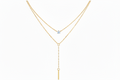 Minimal Vertical Bar Necklace