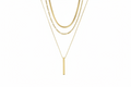 Layered Vertical Bar Necklace