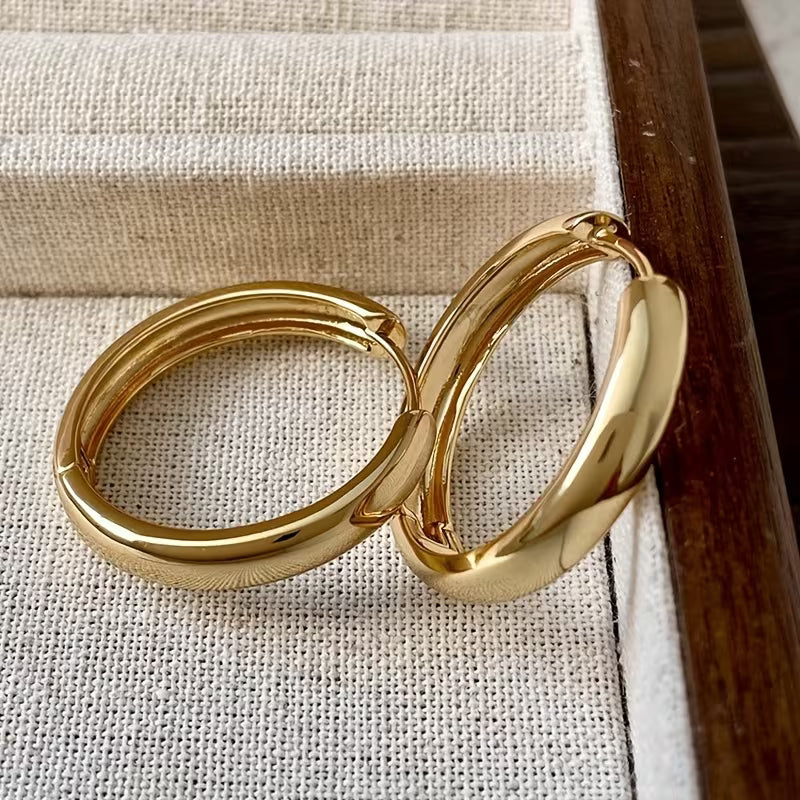 Chunky Hoop Earrings