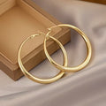 Round Hoop Earrings