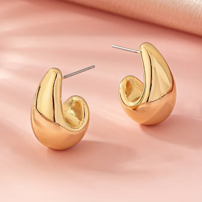 Chunky Teardrop Earrings