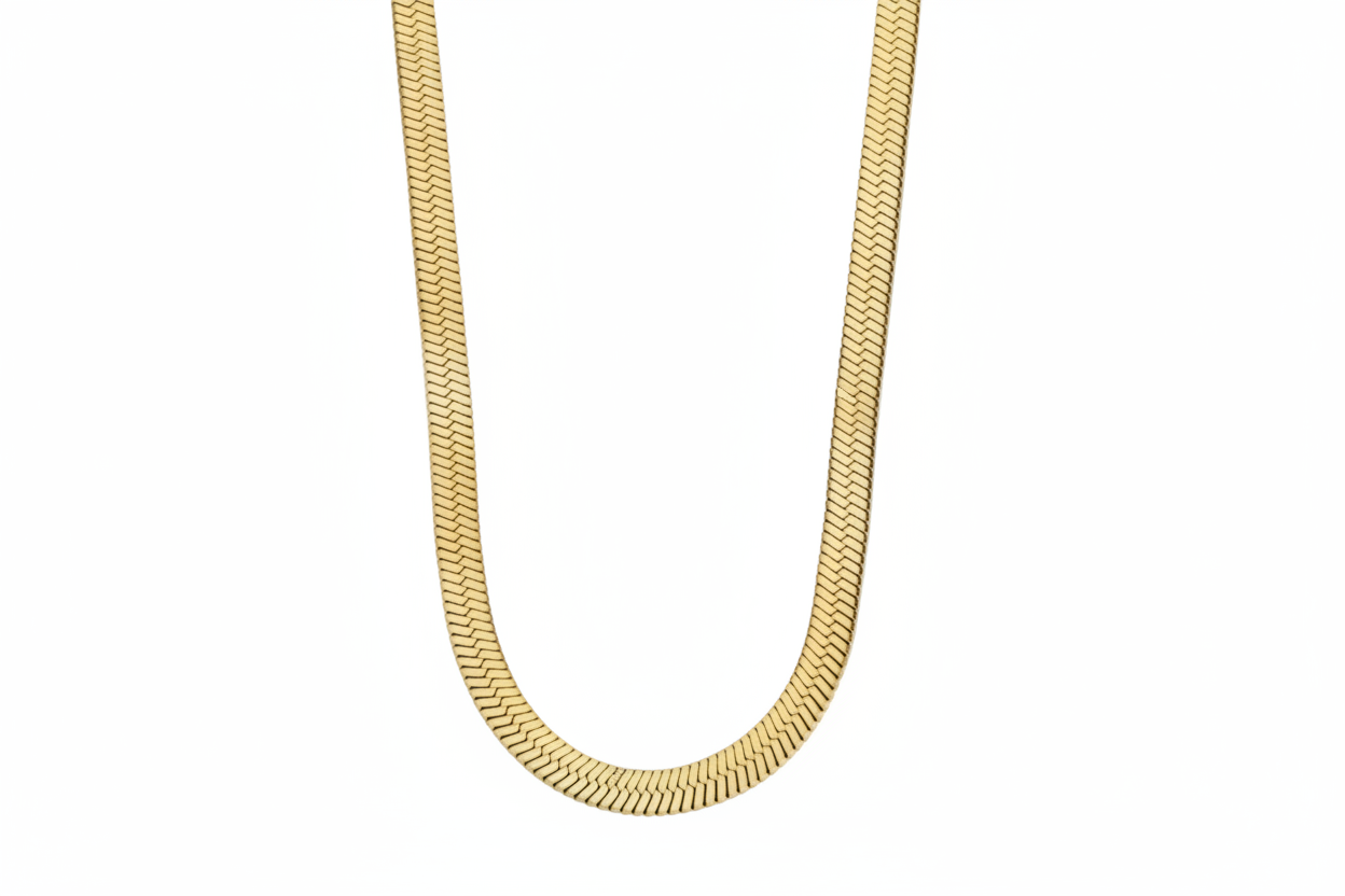 Flat Snake Necklace